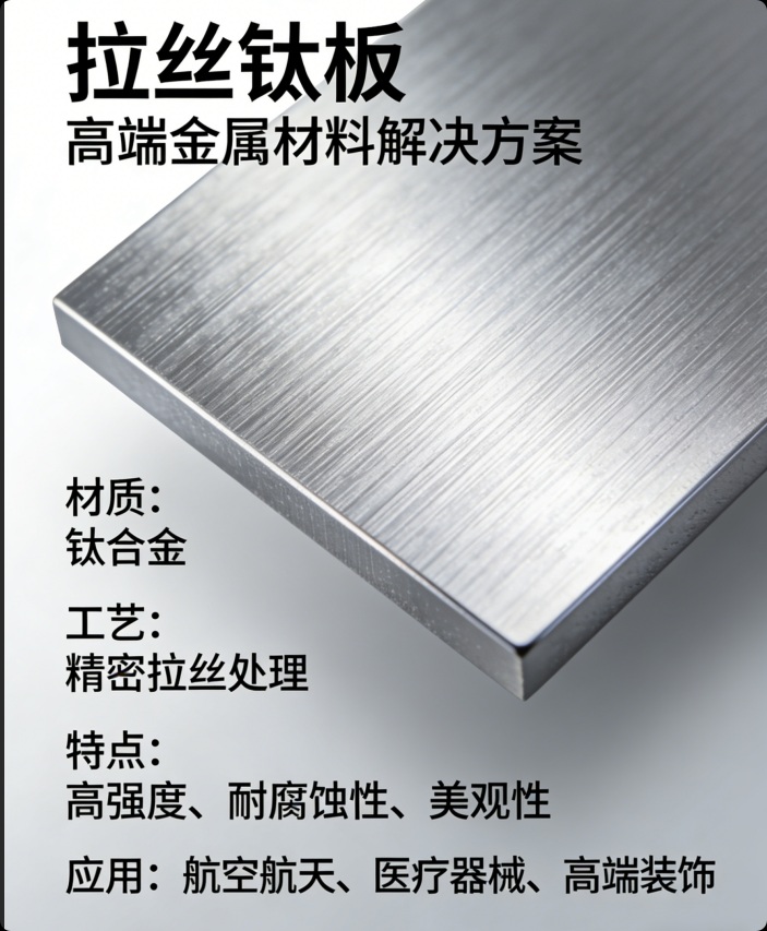 拉丝工艺钛板产品介绍
